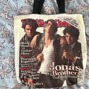 Vintage Jonas Brothers Tote Bag
